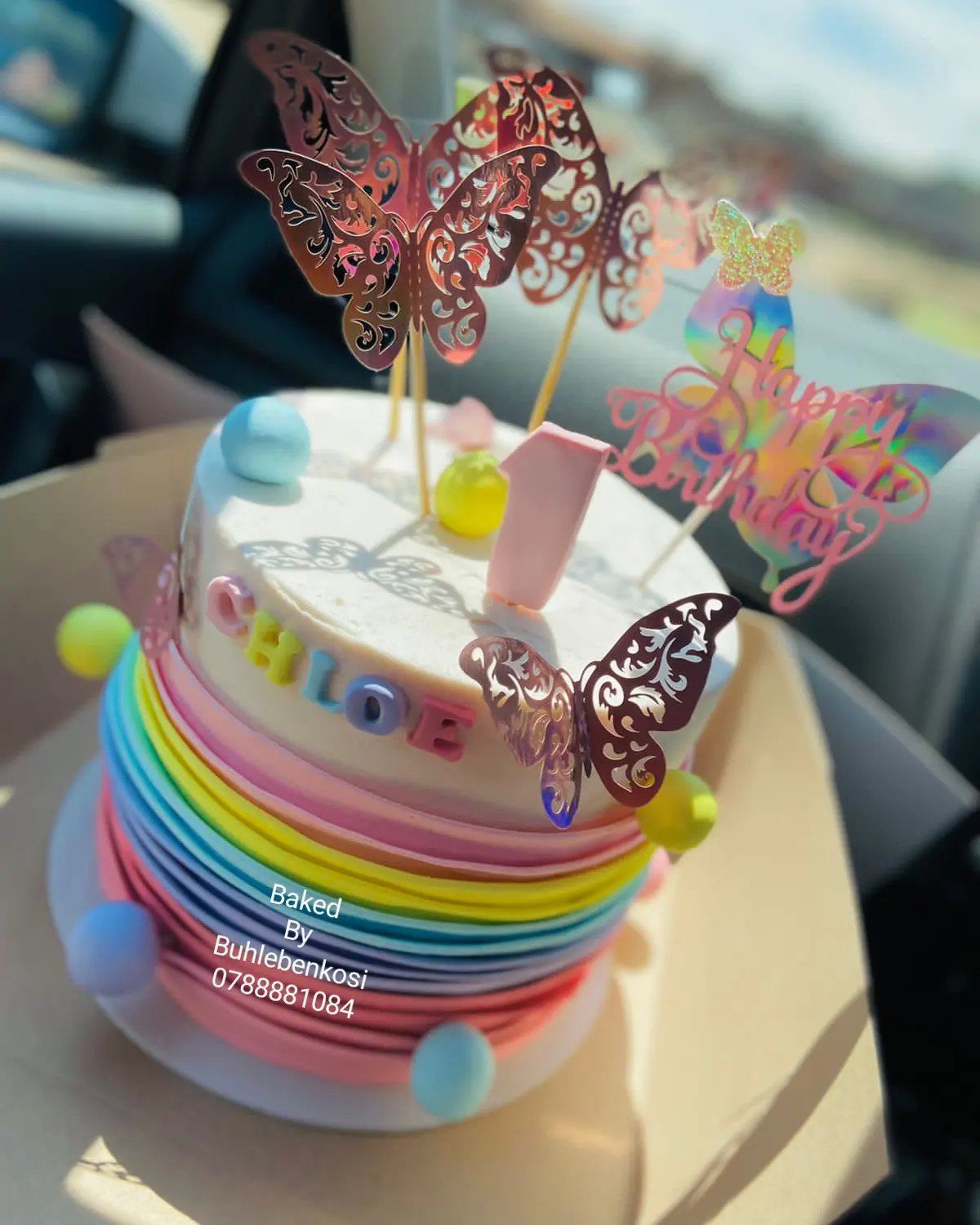 Confetti Birthday Cake by Baked by Buhlenkosi