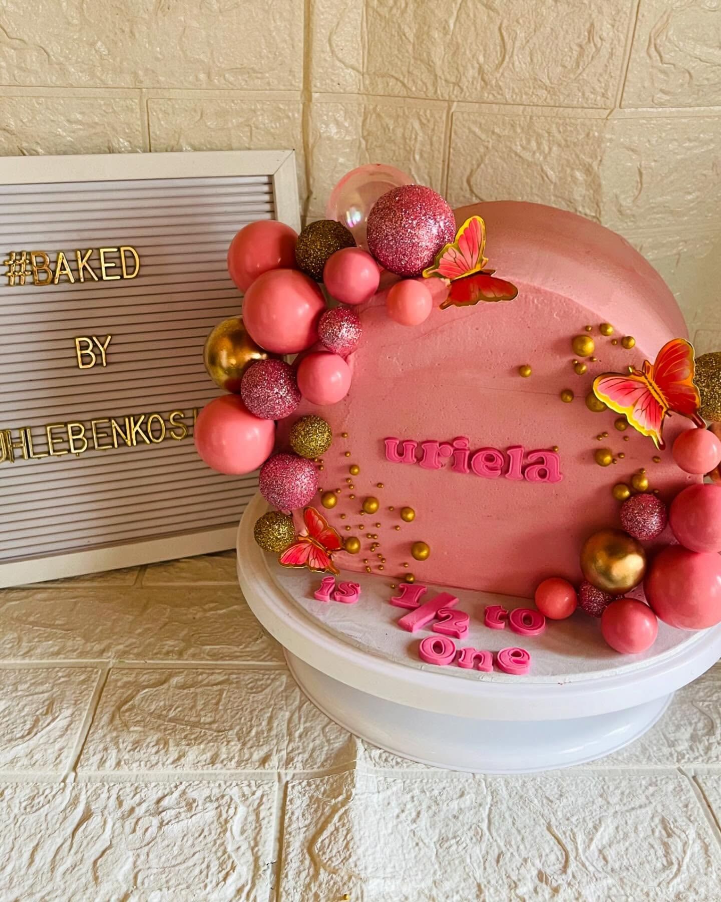 Rose Petal Cake by Baked by Buhlenkosi