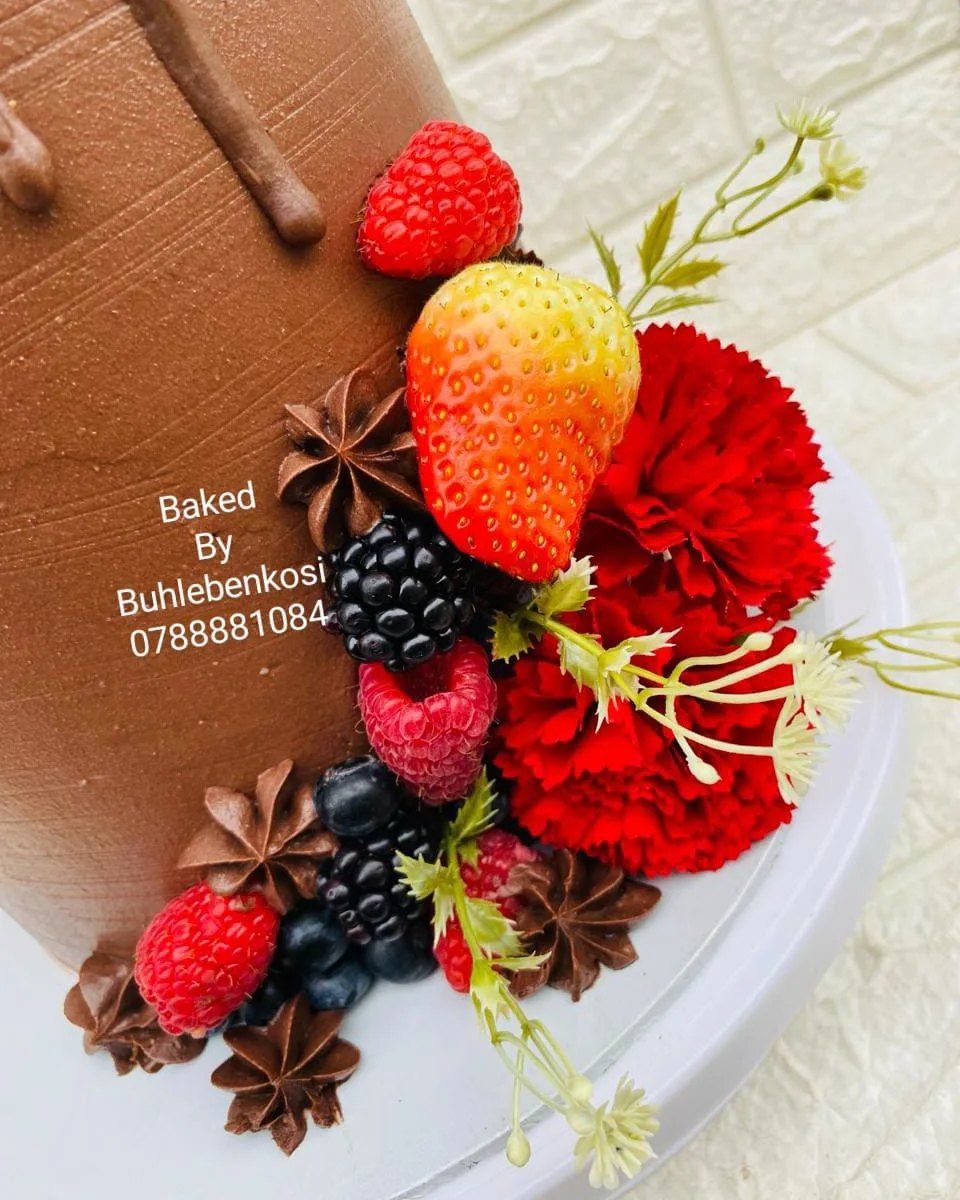 Winter Berry Cake by Baked by Buhlenkosi