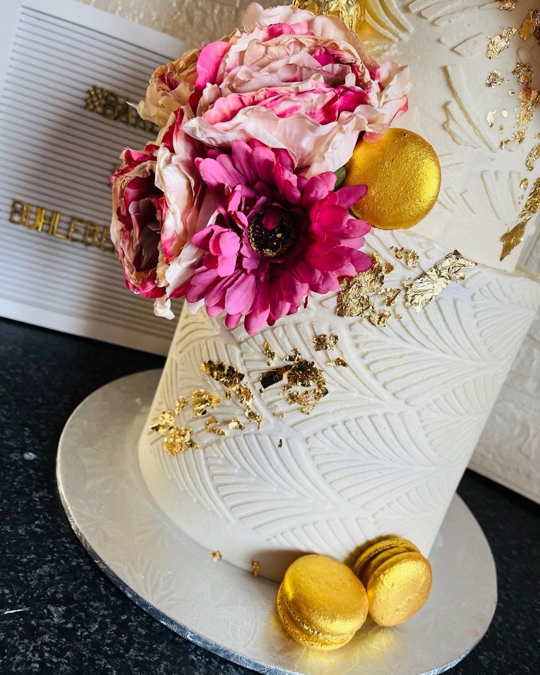 Peony Bloom Cake by Baked by Buhlenkosi
