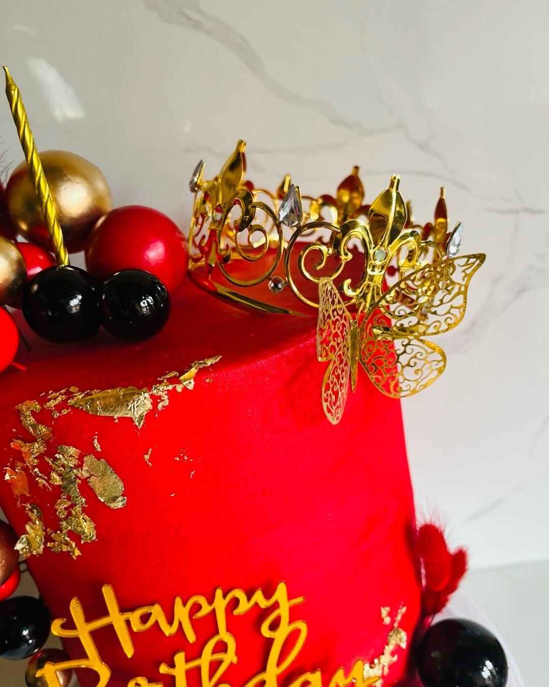 Ruby Birthday Cake by Baked by Buhlenkosi