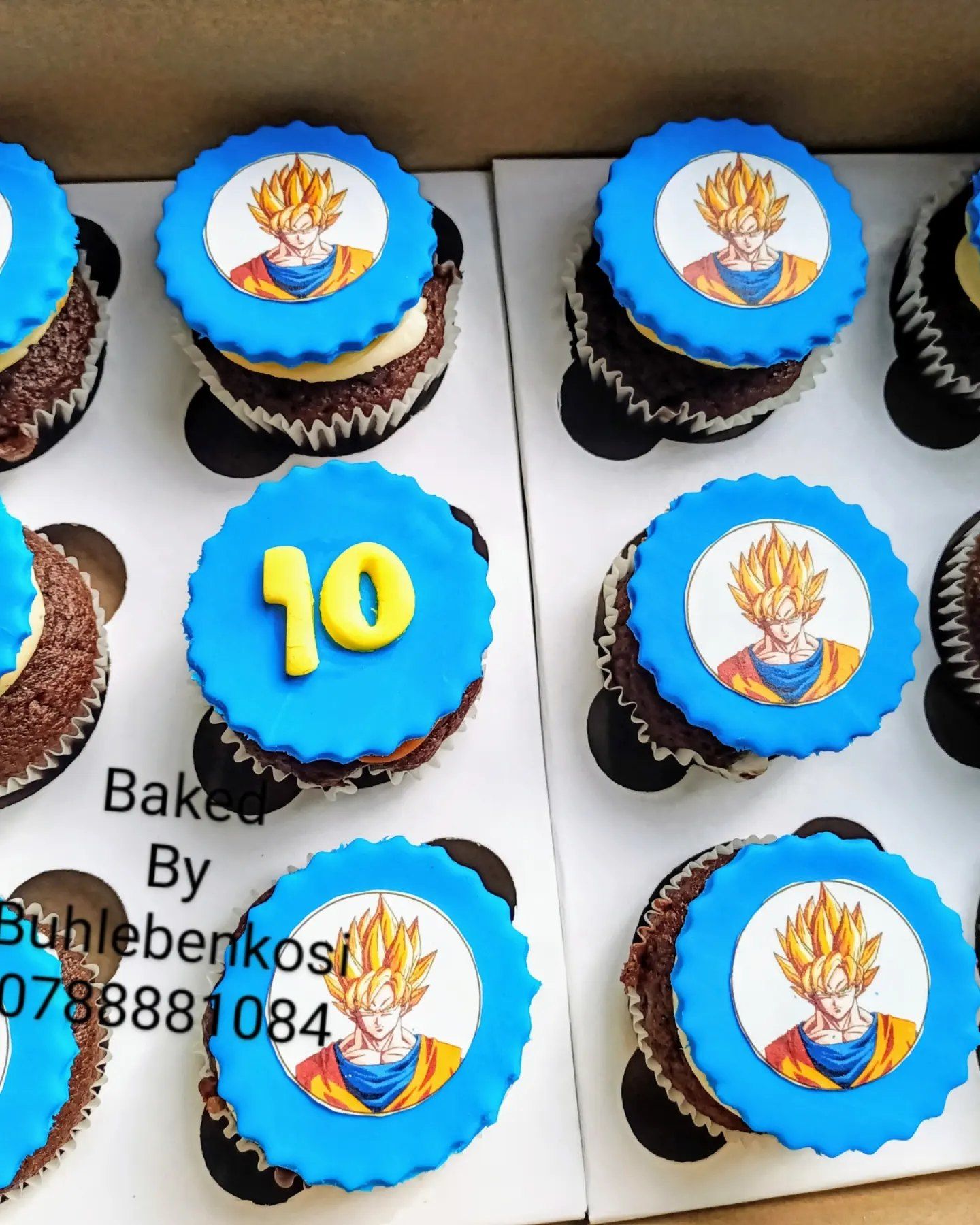 Tenth Birthday Cupcakes by Baked by Buhlenkosi