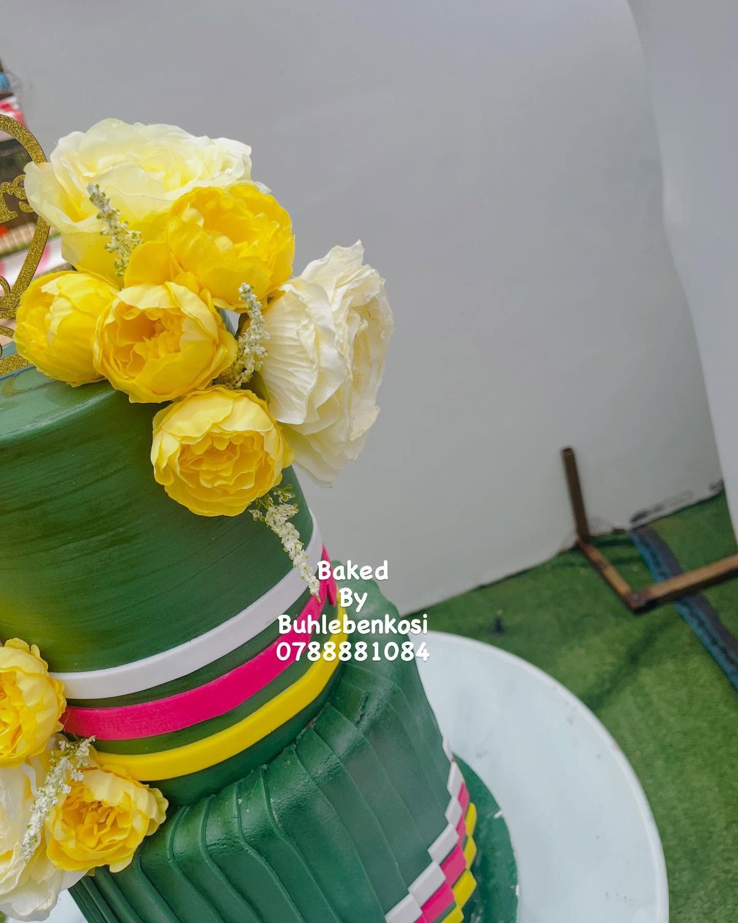 Citrus Garden Cake by Baked by Buhlenkosi